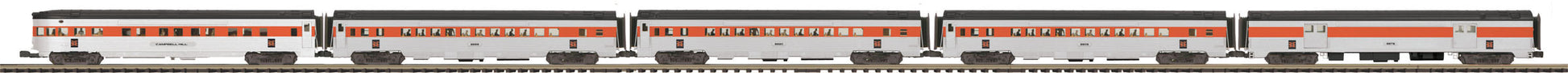 MTH 20-65269 O New Haven 70' Streamlined Passenger Car Set (Set of 5)