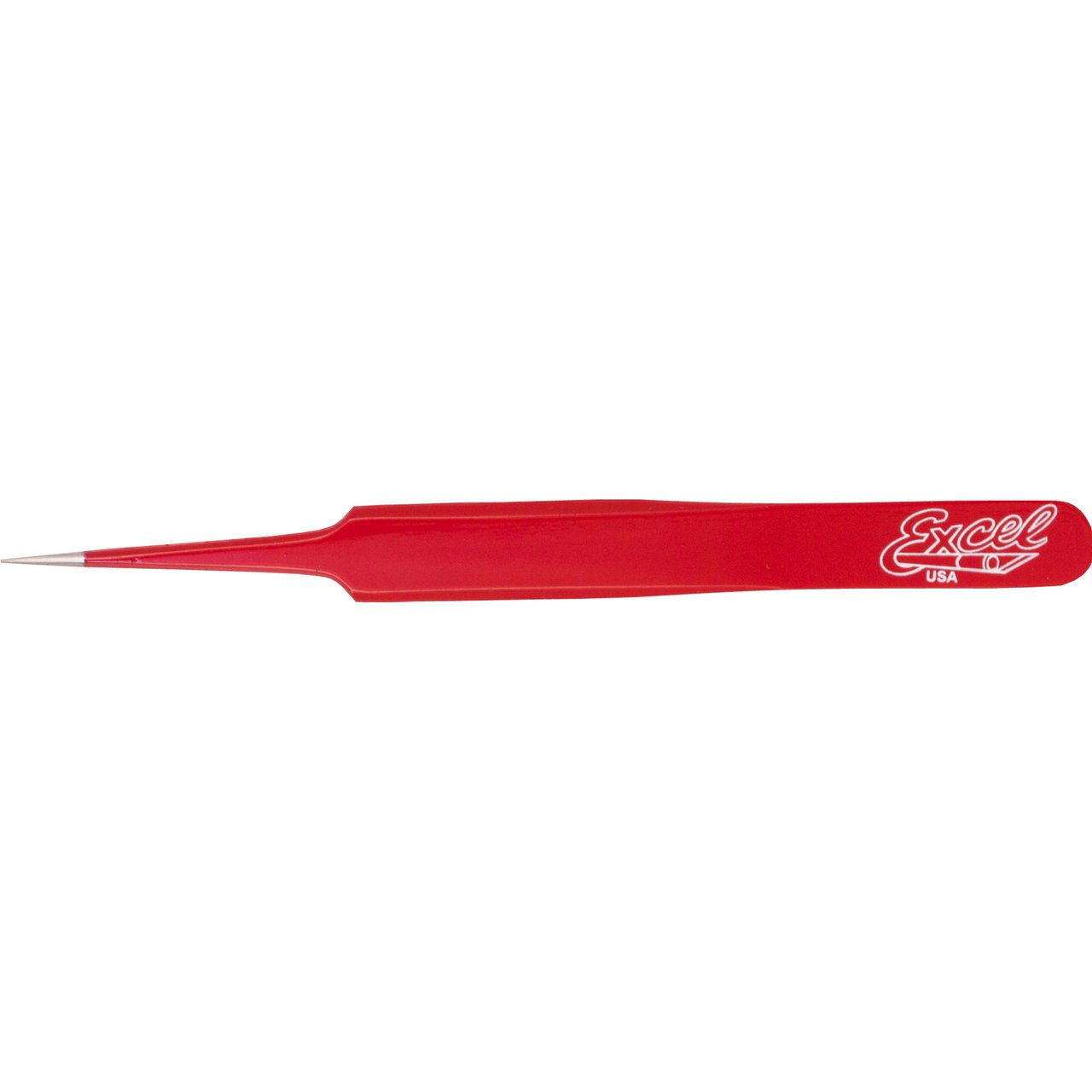 Excel 30427 Red Straight Point Tweezers