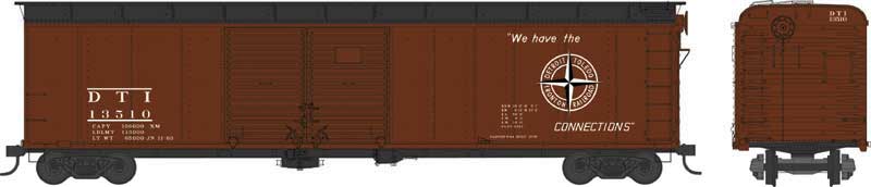 Bowser 41623 HO Detroit, Toledo & Ironton RTR X32 4 Door Box Car #13533