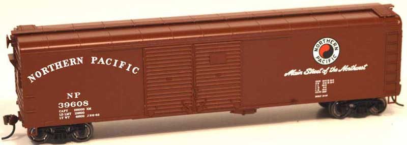 Bowser 41633 HO Scale Northern Pacific X32 4 Door Boxcar #39750