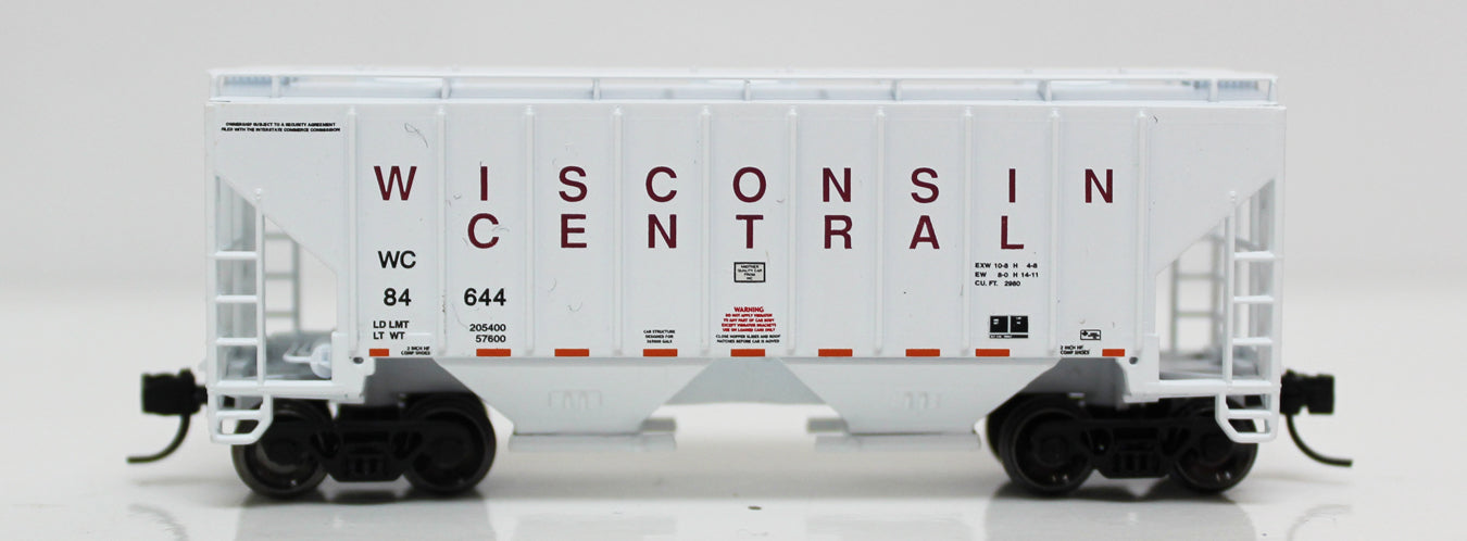 Fox Valley Models 85409-1 N Wisconsin Central 3000 Cuft Covered Hopper #84644