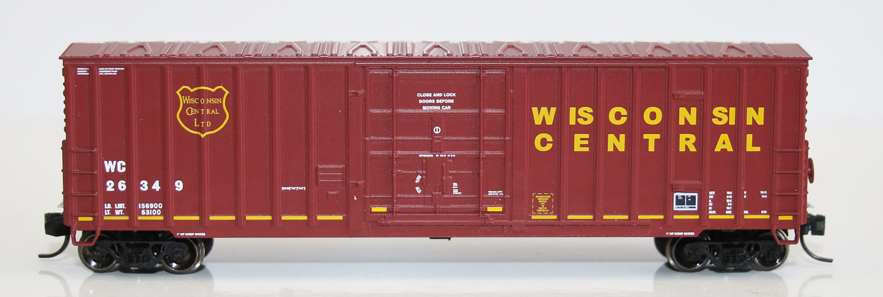 Fox Valley Models 81819 N Wisconsin Central 7 Post Boxcar #26349