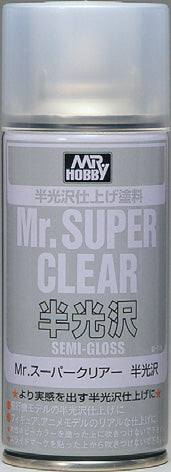 Gunze B516 Mr. Super Clear Semi-Gloss 5-2/3 oz. Spray