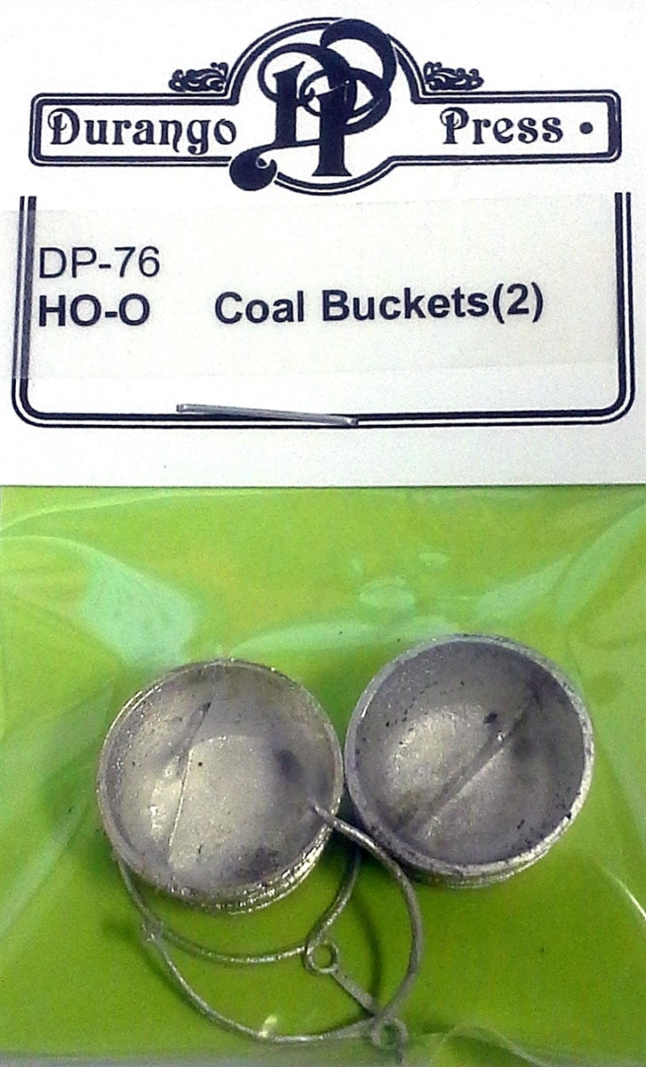 Durango Press 76 HO/O Coal Buckets with Handles (Pack of 2)