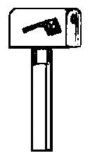 Durango Press 25 HO Scale Mail Boxes Undecorated Metal Part (Pack of 5)