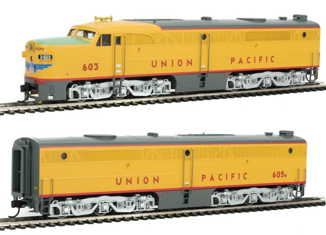 Walthers 910-20076 HO Union Pacific Alco PA-PB Set #603, #605B w/Sound/DCC