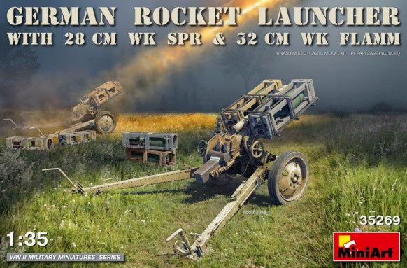 MiniArt 35269 1:35 German Rocket Launcher with 11