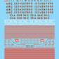 Microscale 87-389 HO Milwaukee E9A and E9B Diesel Decal Sheet
