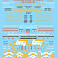 Microscale 87-860 HO Scale 1950+ Lake Superior & Ishpeming Diesel  Locos Decal
