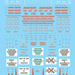 Microscale 87-905 HO 1941-1977 Union Pacific Cabooses CA-1 - CA-9 Decal Sheet