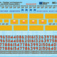 Microscale MC-4328 HO Union Pacific Renumbered Diesels Decal Sheet