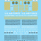 Microscale 87-1470 HO U.S. Army, Air Force & Dept. of Defense Loco Decal Sheet