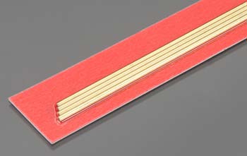 K&S 9820 .078" x .017" x 12" Round Brass Tube (Pack of 4)