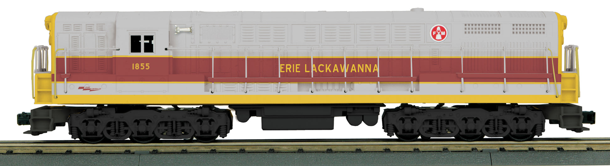 MTH 30-20497-1 Erie Lackawanna FM Train Master Diesel Engine with PS 3.0 #1855