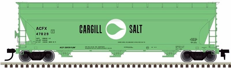Atlas 20004794 HO Cargill Salt 4650 Covered Hopper #47829