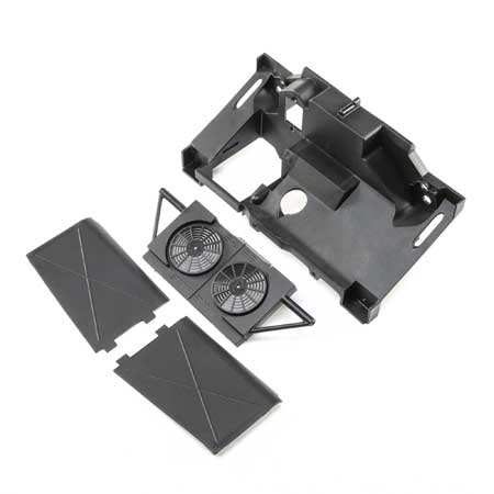 Losi 251056 Rear Bulkhead, Fan Panel, MudGuards: Super Baja Rey