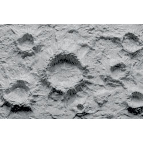 JTT Scenery Products 97459 No Scale 7.5"x12" Moon & War Craters Sheet(Pack of 2)