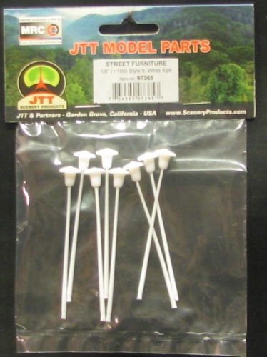 JTT Scenery Products 97365 1/8' Light/Utility Poles #8 (Pack of 8)