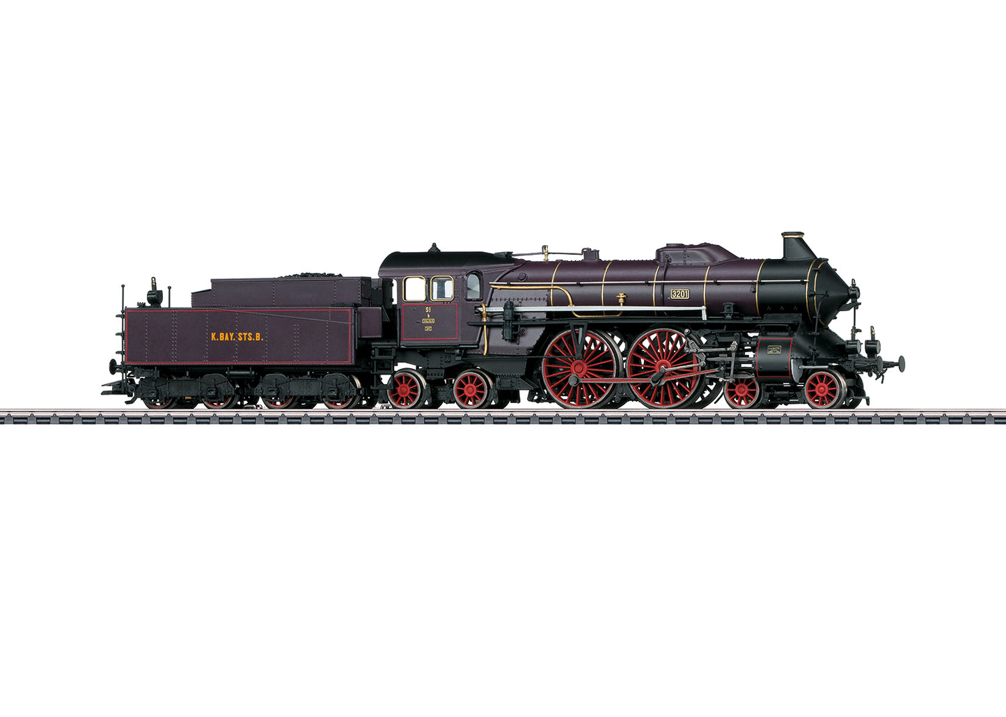 Marklin 37018 HO Royal Bavarian State Class S 2/6 Steam Express Locomotive