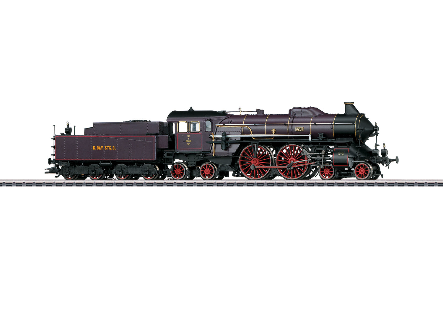Marklin 37018 HO Royal Bavarian State Class S 2/6 Steam Express Locomotive