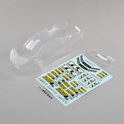 Team Losi Racing 230011 Body Set, Clear, with Stickers: 22T 4.0