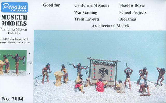 Pegasus Hobby 7004 1:48 California Mission Indians (11)