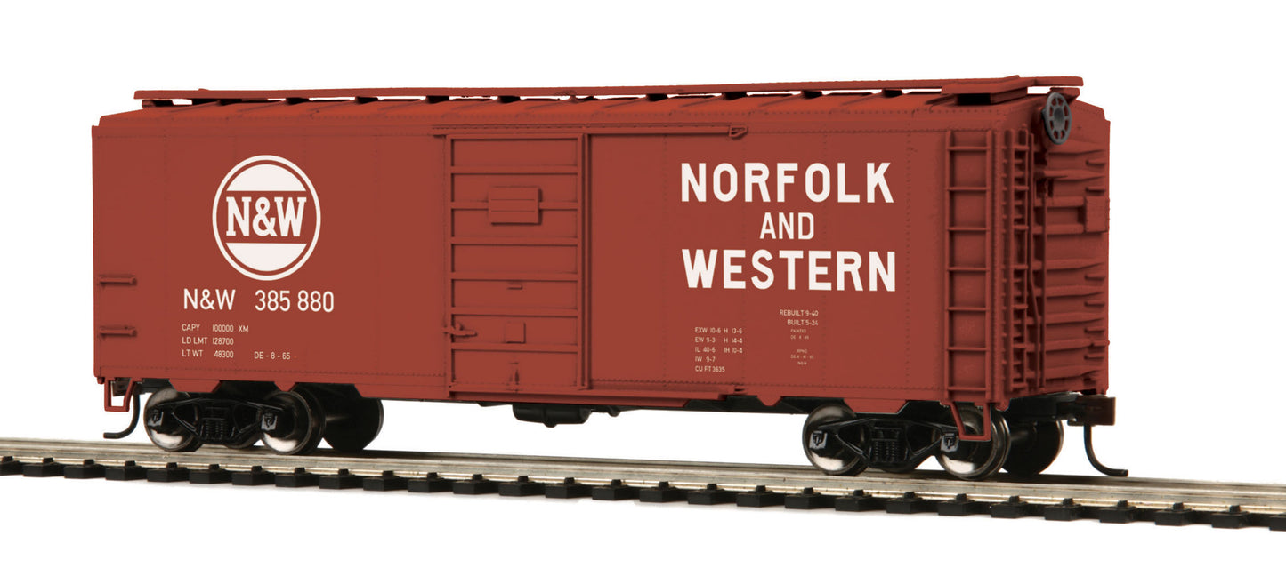 MTH 85-74148 HO Scale Norfolk and Western 40' PS-1 Box Car #385880
