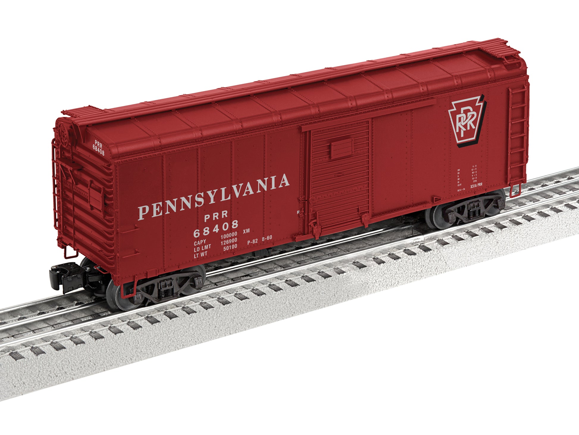 Lionel 6-84890 O Gauge Pennsylvania X31 Round Roof Boxcar #68408 MT/Box