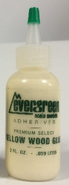 Evergreen Scale Models 82 Premium Yellow Wood Glue - 2 oz. Bottle