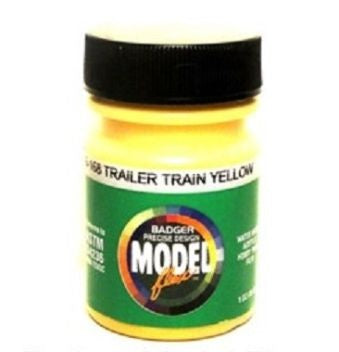 Badger 16-168 Trailer Train Yellow Modelflex Railroad Acrylic Paint -1 oz Bottle