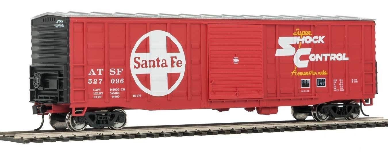 Walthers 910-2318 HO ATSF 50' Waffle-Side Boxcar Ready-To-Run #527096