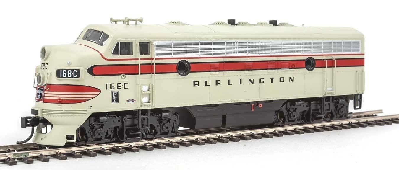 Walthers 910-9907 HO Chicago, Burlington & Quincy EMD F7A Diesel Loco #168C