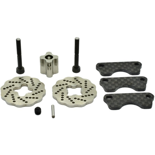 Hot Racing SJT39DG Carbon Dual Steel Wave Brake JT