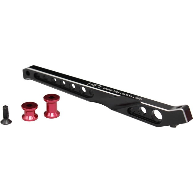 Hot Racing AON30CT01 Alum Rear Chassis Brace: (Black): LP Talion 143mm