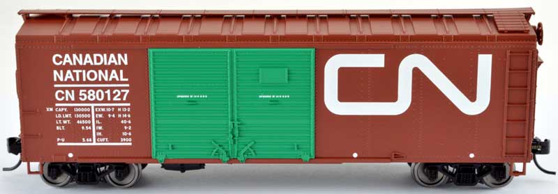 Bowser 42422 HO Canadian National Noodle Lumber Loading 40' Boxcar #580127