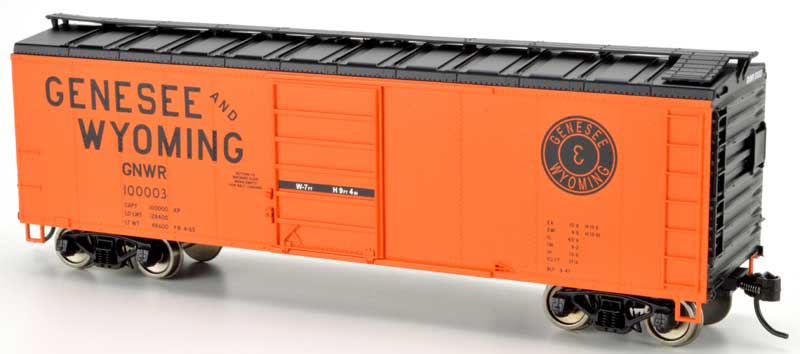 Bowser 42428 HO Genesee & Wyoming 40' Single-Door Steel Boxcar #100003