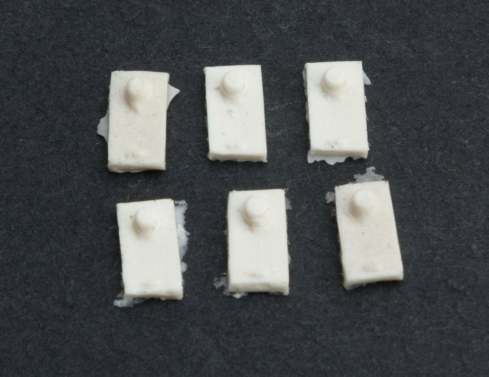 Motrak Models 85007 HO Electric Meter Unpainted Resin Castings (Pack of 6)