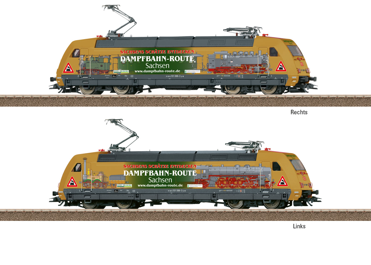 Trix 25377 HO DB AG Class 101 Express Electric Locomotive with DCC/Sound