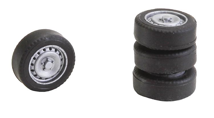 Faller 163108 HO Sprinter/T5 Tires & Rims (Pack of 4)
