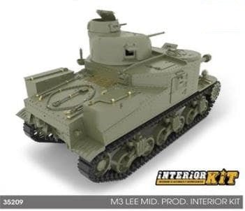 MiniArt 35209 1:35 M3 Lee Mid ProductionInterior Military Tank Model Kit