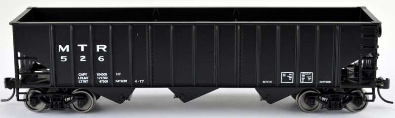 Bowser 42491 HO Montour 70 Ton 14 Panel 3-Bay Hopper Car #526