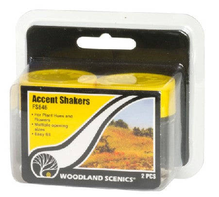 Woodland Scenics FS646 Field System Accent Shakers (Pack of 2)