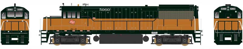 Bowser 24530 HO Milwaukee Road U25b with Sound #5052