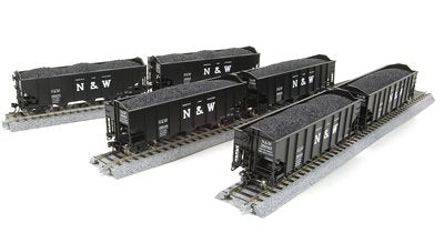 Broadway Limited 5622 HO Norfolk & Western H2a Hoppers 24