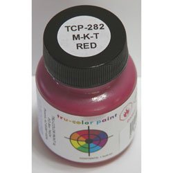 Tru-Color 282 Railroad Color Acrylic Paint Missouri-Kansas-Texas Red 1oz. Bottle