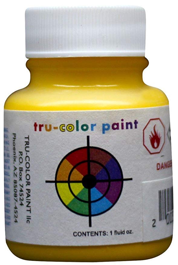 Tru-Color 114 Railroad Color Acrylic Paint Genessee & Wyoming Yellow 1oz. Bottle