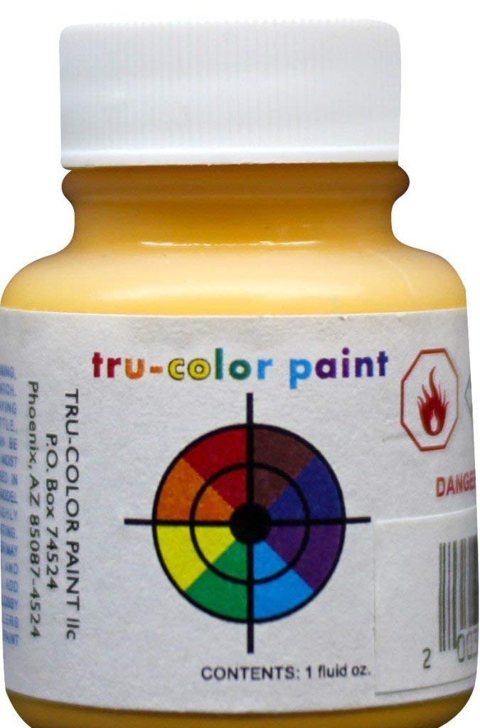 Tru-Color 2175 Railroad Color Acrylic Paint Flat Sulfur - 2 oz. Bottle