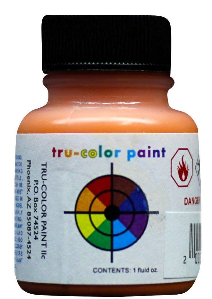 Tru-Color 258 Railroad Color Acrylic Paint NP MOW Orange - 1 oz. Bottle