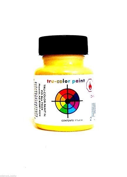 Tru-Color 267 Railroad Color Acrylic CSX Original Safety Yellow 1oz. Bottle