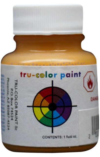Tru-Color 112 Railroad Color Acrylic Paint CP Action Yellow - 1 oz. Bottle